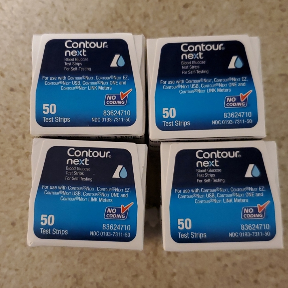 Contour Next Test Strips 4 boxes of 50